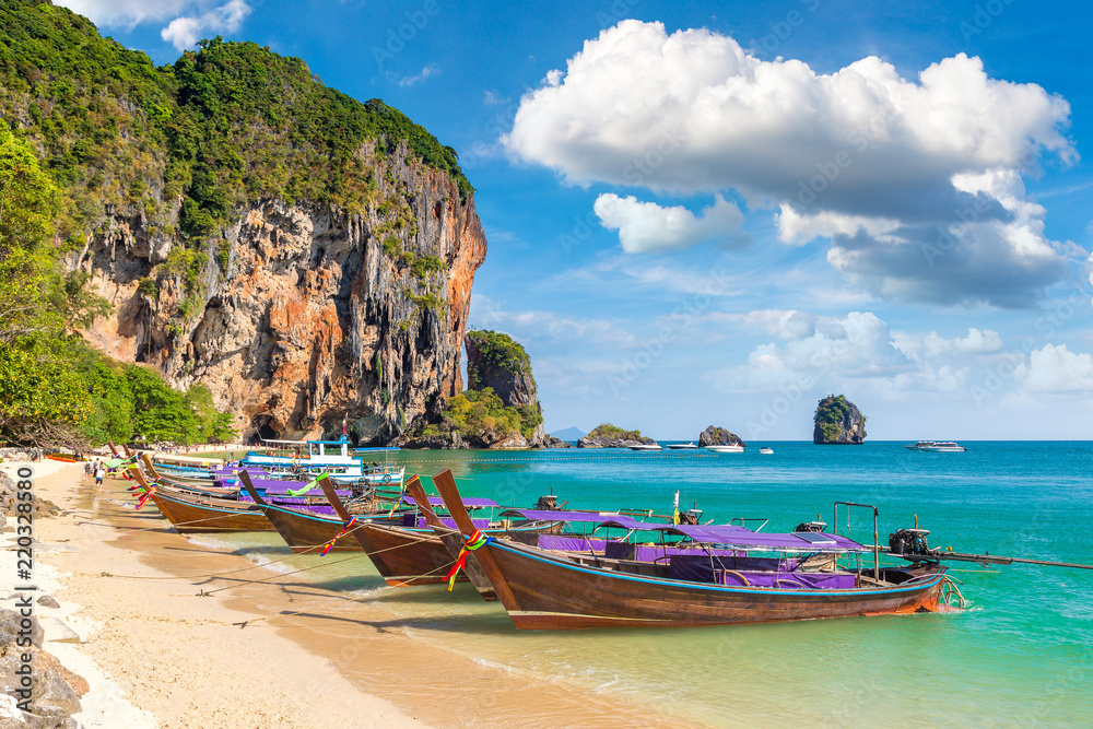 Obraz premium Ao Phra Nang Beach, Krabi, Thailand