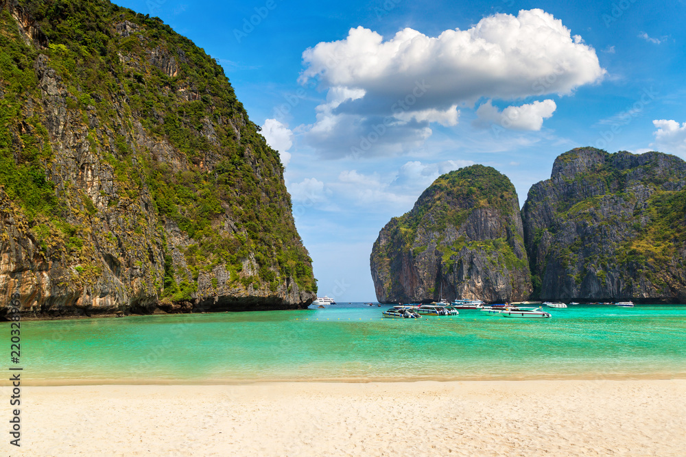 Maya bay on Phi Phi Leh island