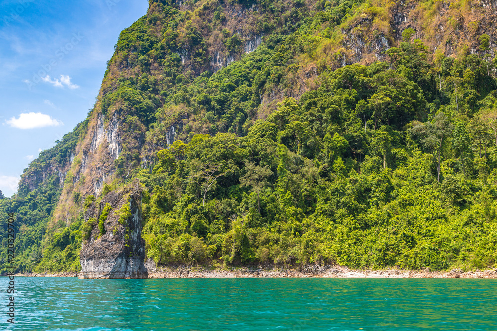 Cheow Lan lake in Thailand