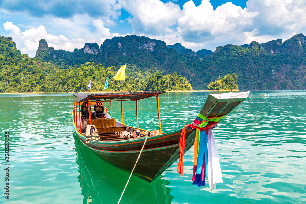 Fototapeta premium Cheow Lan lake in Thailand