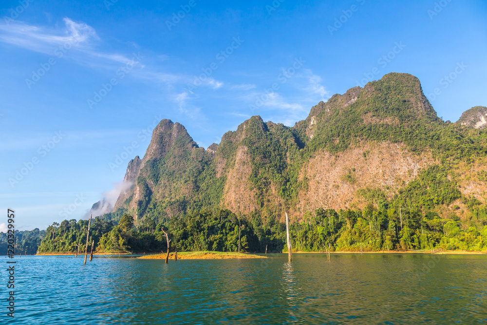 Cheow Lan lake in Thailand