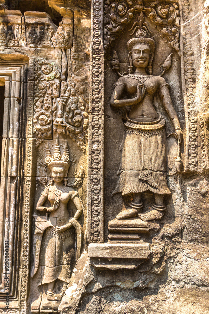Obraz premium Chau Say Tevoda temple in Angkor Wat