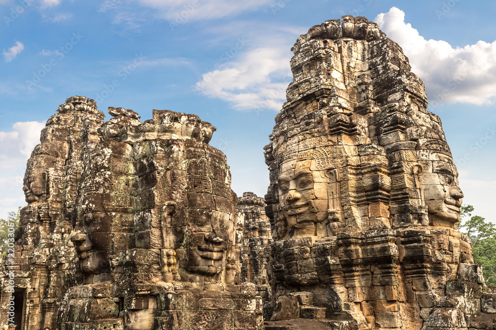 Bayon temple in Angkor Wat