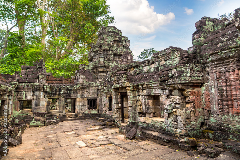 Preah Khan temple in Angkor Wat Preah Khan temple in Angkor Wat