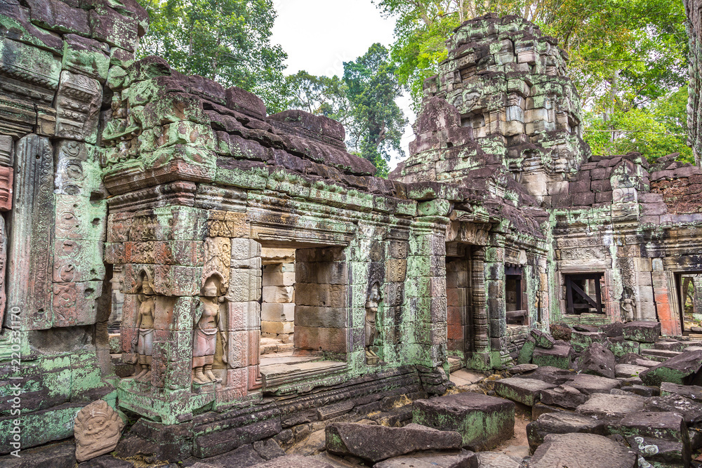 Preah Khan temple in Angkor Wat Preah Khan temple in Angkor Wat