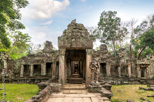 Preah Khan temple in Angkor Wat