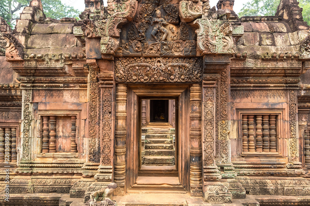 Banteay Srei temple in Angkor Wat Banteay Srei temple in Angkor Wat