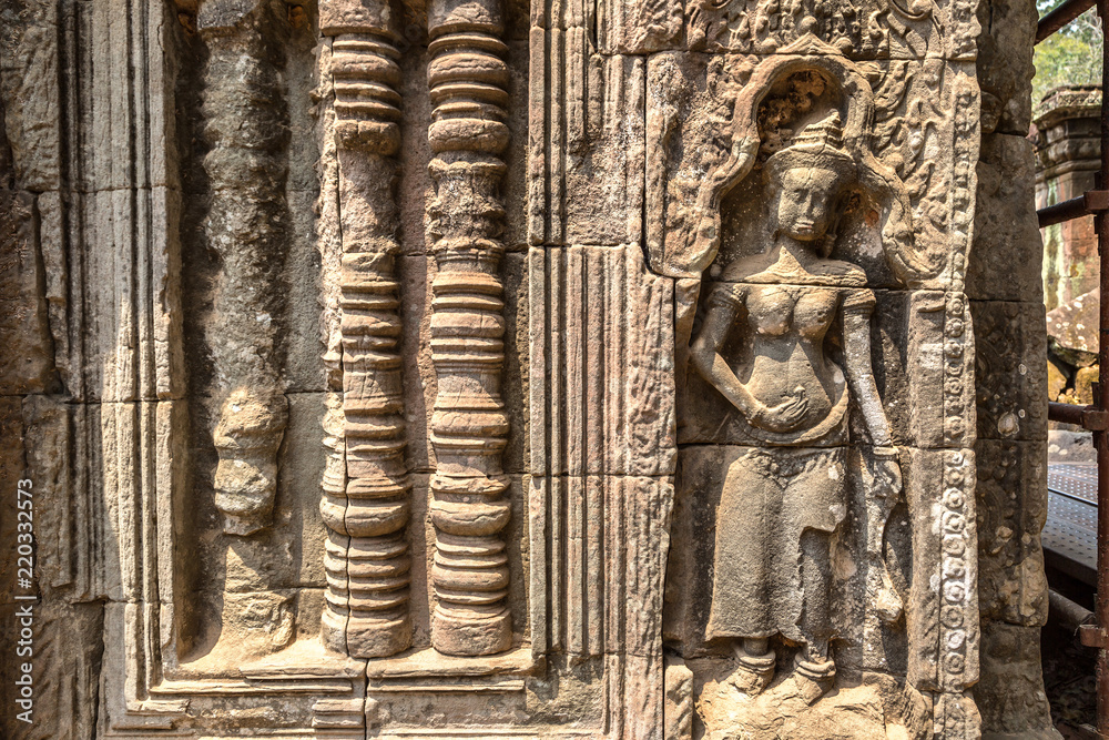 Ta Prohm temple in Angkor Wat Ta Prohm temple in Angkor Wat