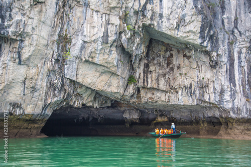 Cave in Halong bay, Vietnam
