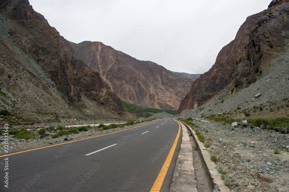 Beautiful View Of Karakoram Highway Beautiful View Of Karakoram Highway