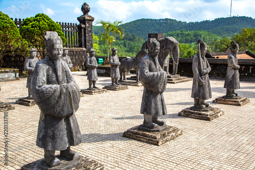 Tomb of Khai Dinh in Hue, Vietnam photo