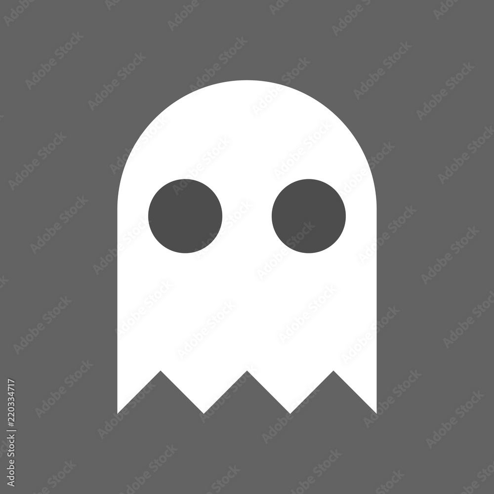ghost, halloween character set icon, flat design ghost, halloween character set icon, flat design
