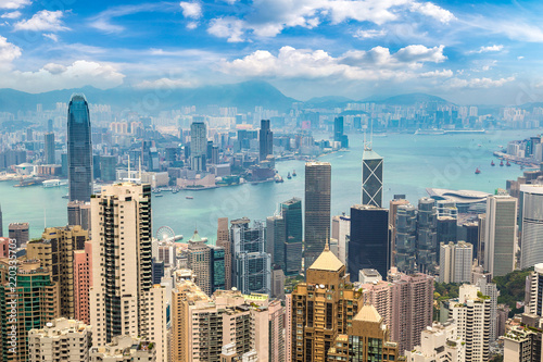Photography Panoramic view of Hong Kong
