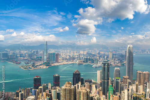 Photography Panoramic view of Hong Kong