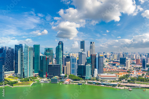 Panoramic view of Singapore © Sergii Figurnyi
