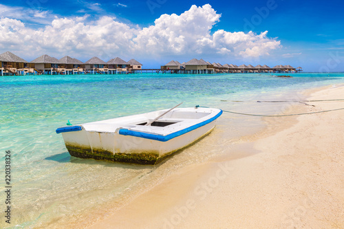 Boat in the Maldives