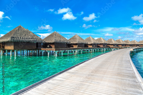 Water Villas  Bungalows  in the Maldives