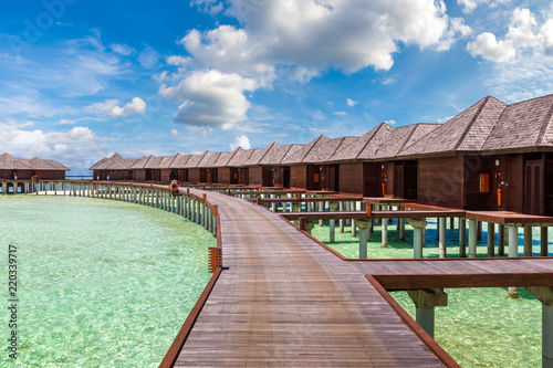 Water Villas  Bungalows  in the Maldives