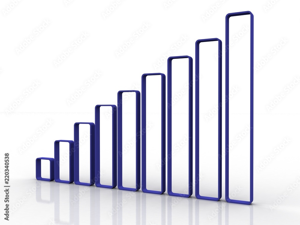 3d rendering Stock market online business concept. business Graph 3d rendering Stock market online business concept. business Graph