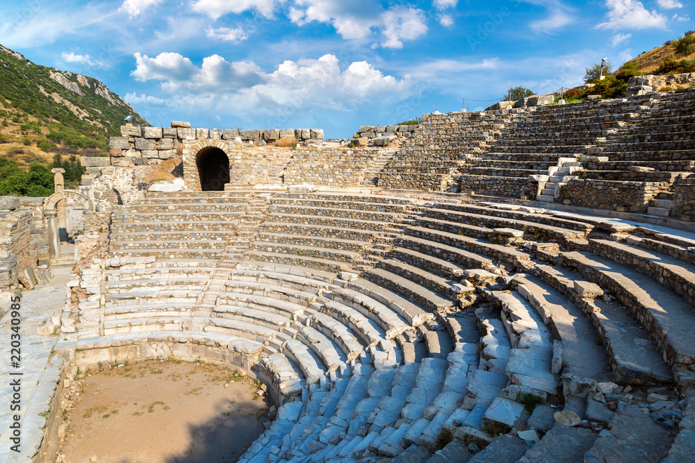 Small theater in Ephesus, Turkey