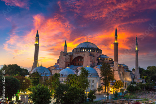Photographie Ayasofya Museum (Hagia Sophia) in Istanbul