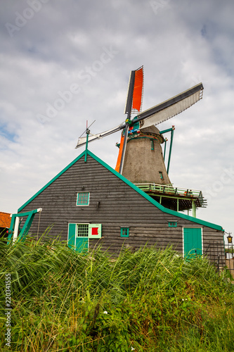 Windmill in Zaanse Schans photo