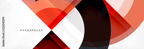 Vector circular abstract background
