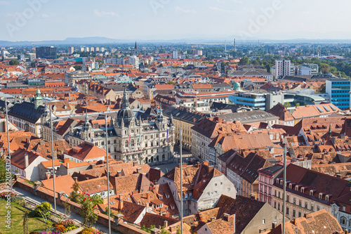 Graz panorama from above