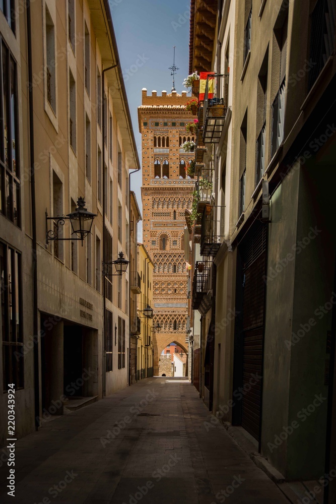 Teruel is a Spanish city. Interior tourism, with attractive buildings and history towers.