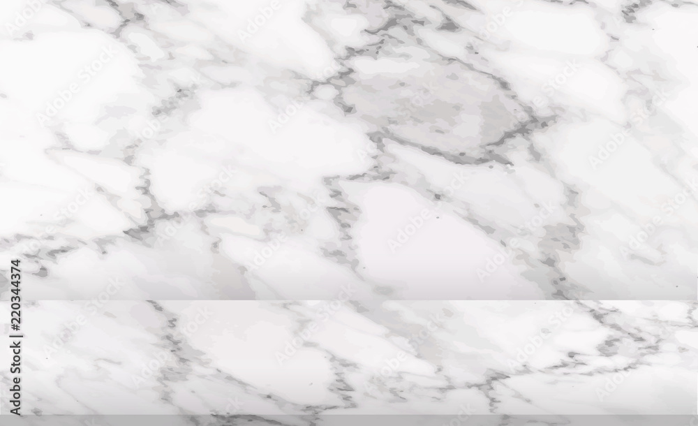 Fototapeta premium Luxury Mable Stand, Abstract texture floor top view for display your product and packaging design vector illustration