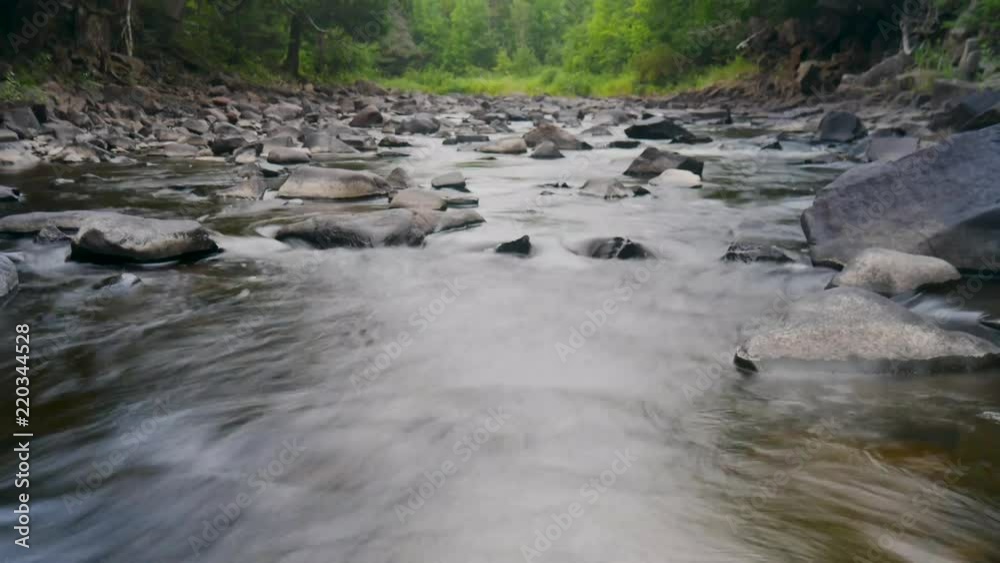 Beautiful nature time lapse of stream with a long exposure. Beautiful nature time lapse of stream with a long exposure.