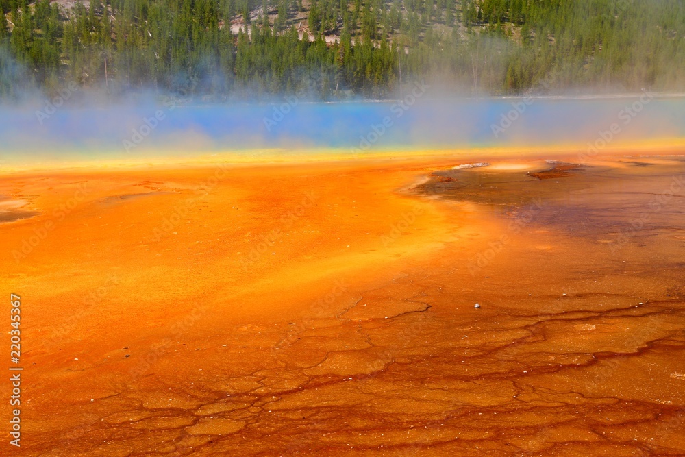 Grand Prismatic Spring in Yellowstone National Park Wyoming, USA Grand Prismatic Spring in Yellowstone National Park Wyoming, USA