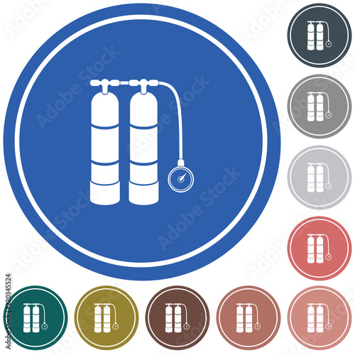 Aqualung for swimming icon