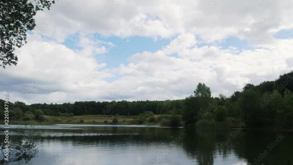 Timelapse of danish forest lake Timelapse of danish forest lake