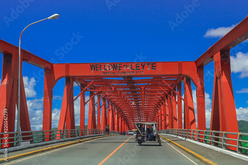 The Longest Bridge in the Philippines, San Juanico Bridge. photo