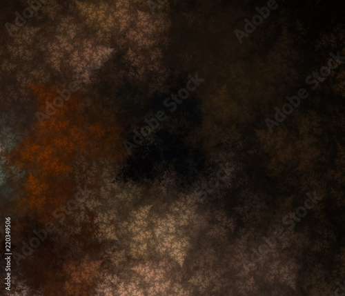 Abstract fractal brown background