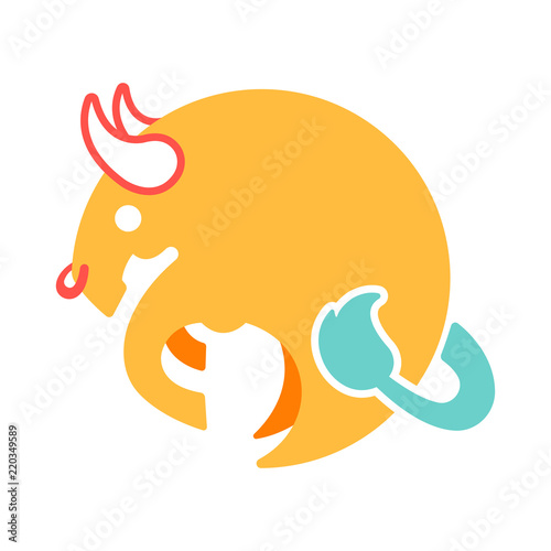 Taurus Flat Icon