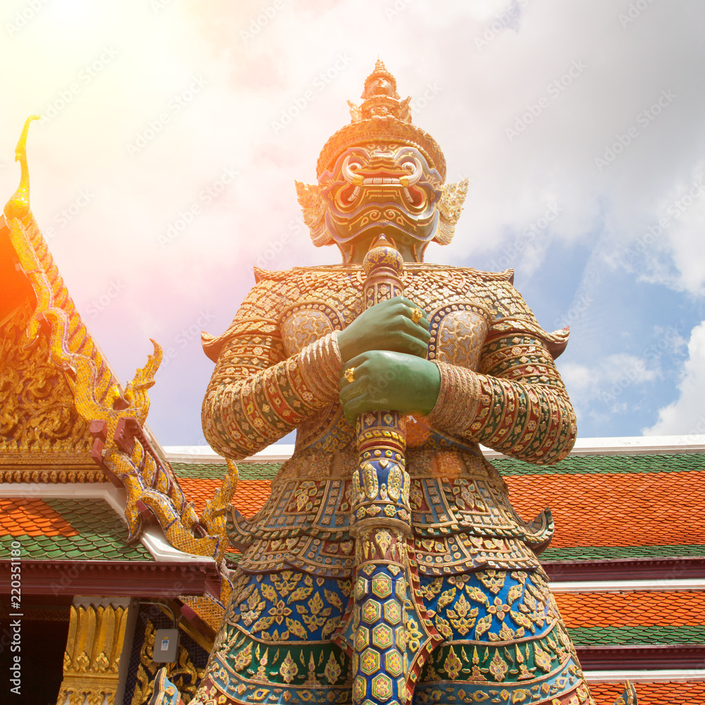 Fototapeta premium Demon Guardian Wat Phra Kaew