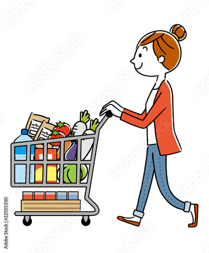 女性：買い物、ライフスタイル