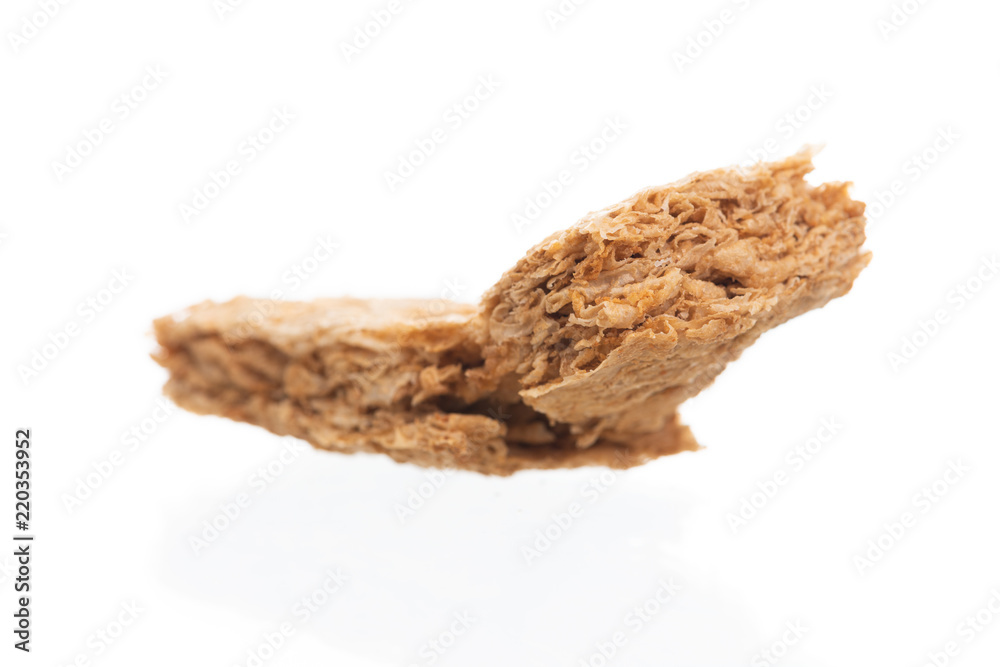 Broken Whole grain wheat biscuits breakfast cereal Broken Whole grain wheat biscuits breakfast cereal