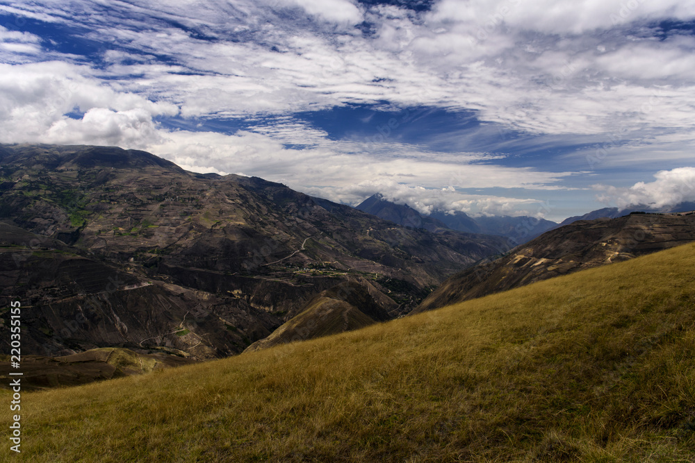 On the mountain near Alausi, Ecuador