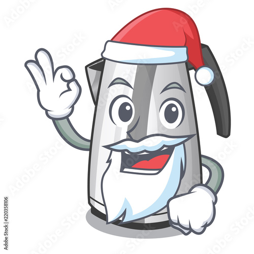 Santa mascot cartoon household kitchen electric kettle