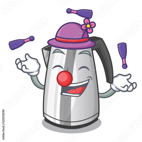 Juggling mascot cartoon household kitchen electric kettle