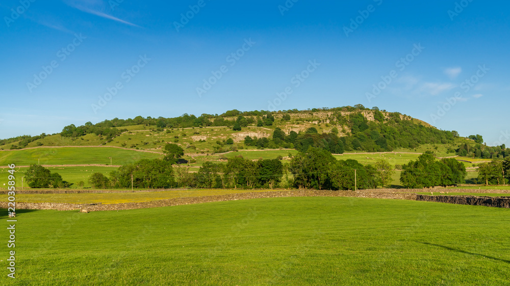 Yorkshire Dales landscape near Austwick, North Yorkshire, England, UK