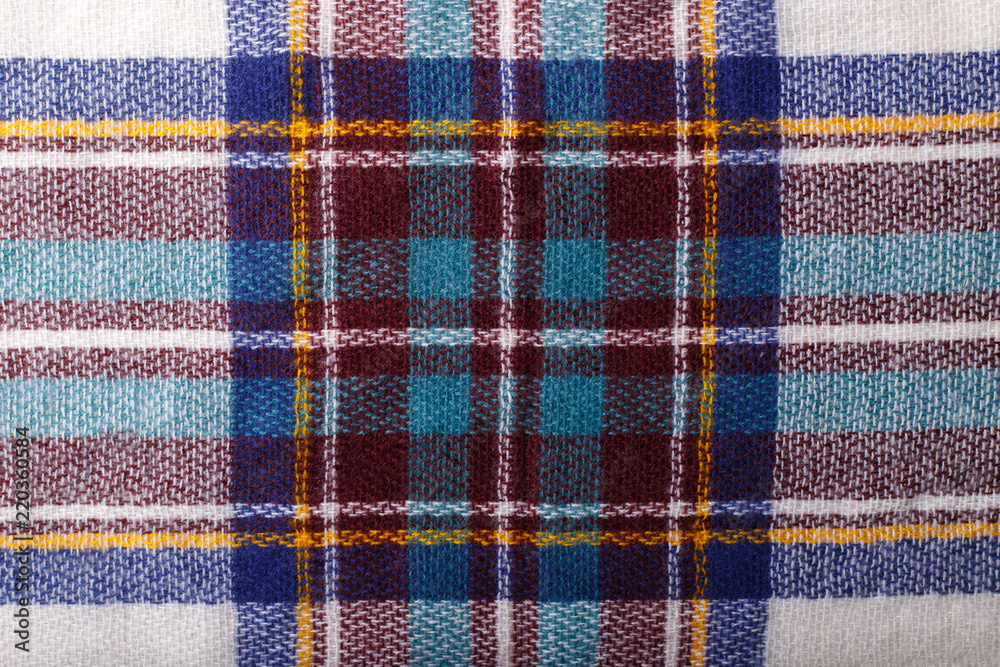 Checkered fabric texture Checkered fabric texture