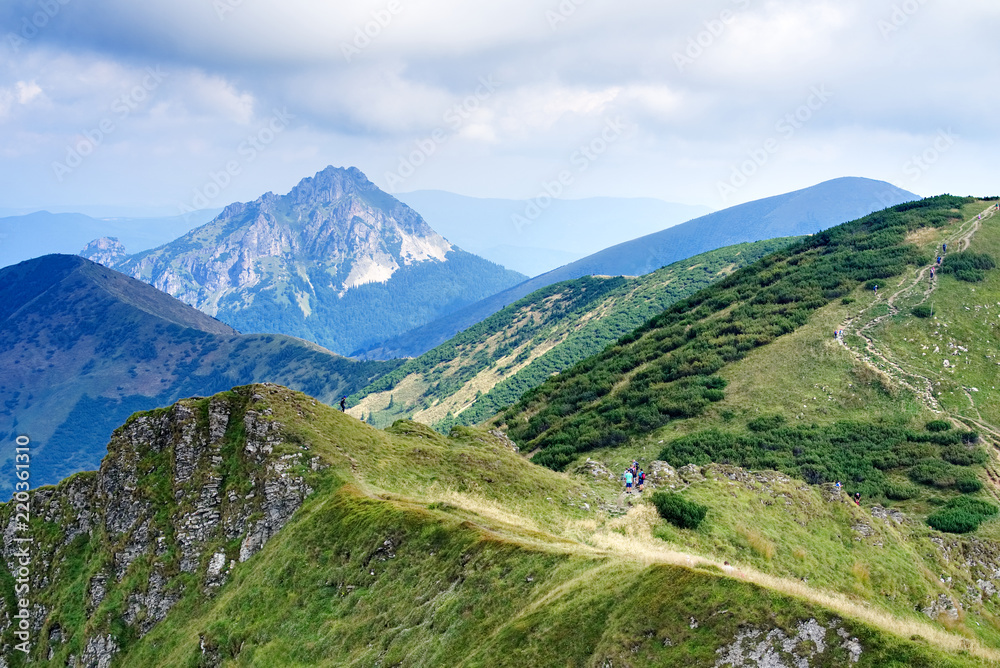 Mountain Rozsutec in Little Fatra Slovakia