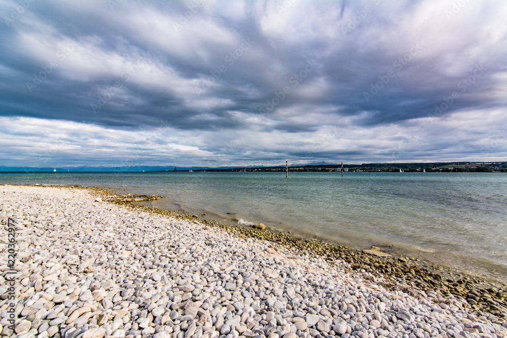 Pebbles beach at Lake Constance