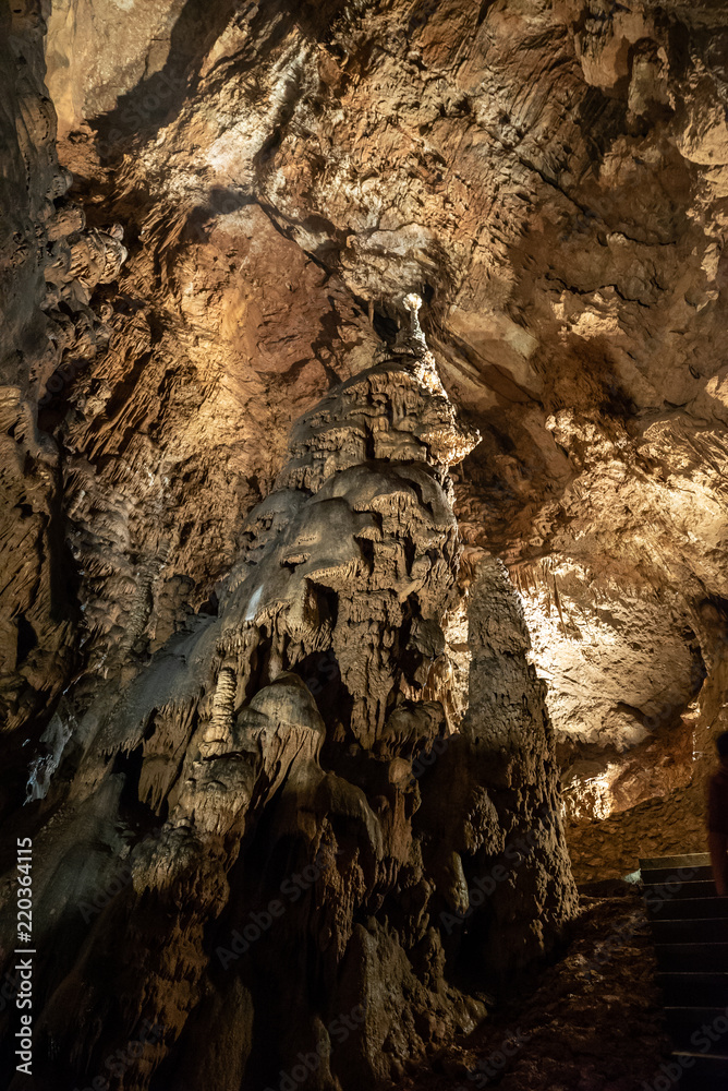 Stalactite and stalagmite