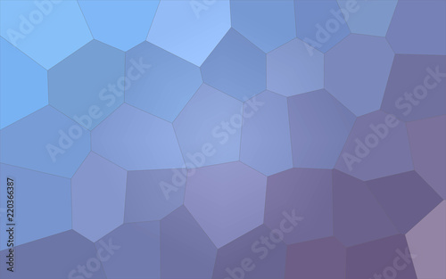 Blue and purple colorful Giant Hexagon background illustration.