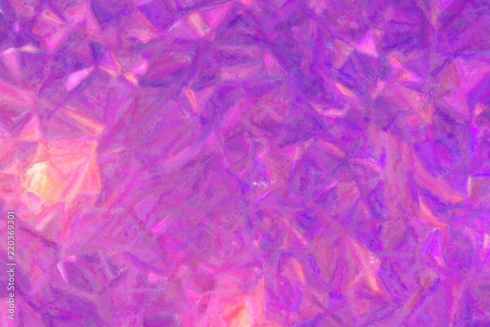Obraz premium Useful abstract illustration of purple and magenta Pastel with long brush strokes paint. Good background for your design.